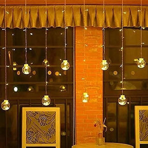 LED Wish Ball Curtain Light Fairy (White)