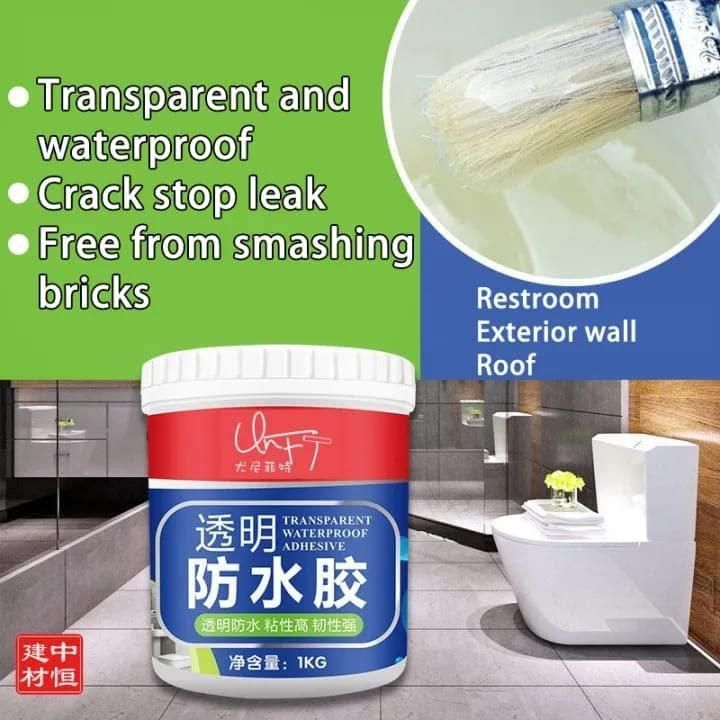 TRANSPARENT WATERPROOFING GLUE